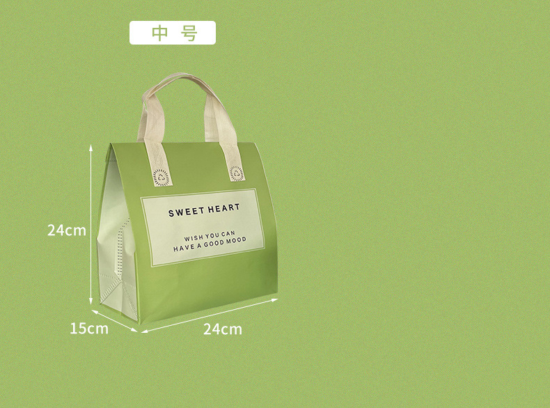 兰州市奶茶外卖袋餐饮外卖袋-铝箔保温袋定做-单杯奶茶外卖袋